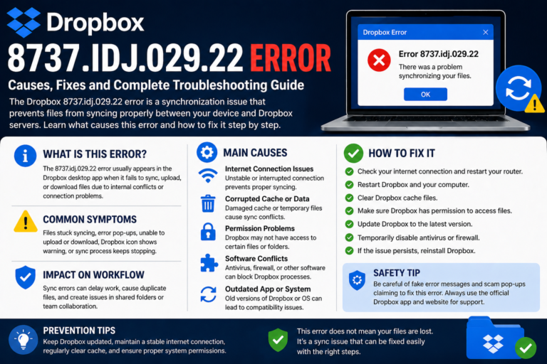 Dropbox 8737.idj.029.22 Error